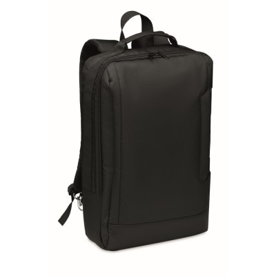 Mochila portátil con asa acolchada y bolsillo lateral